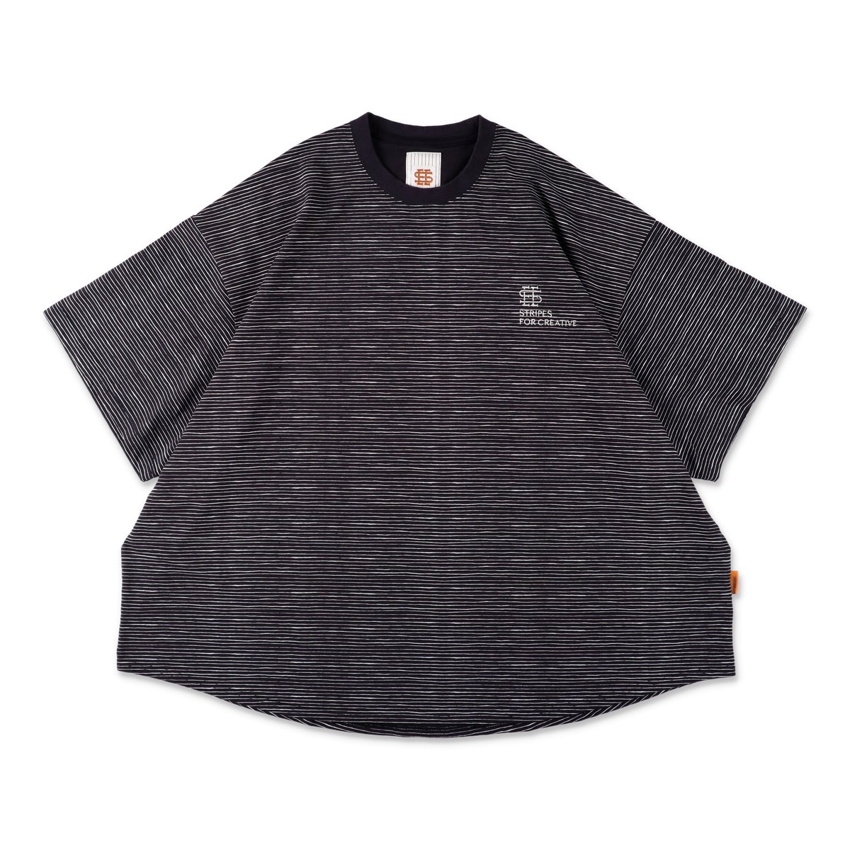 SEE SEE x S.F.C SUPER BIG BORDER SS TEE 【NAVY】