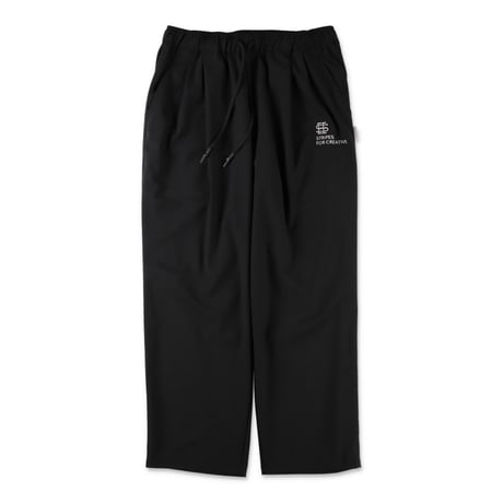 SEE SEE x S.F.C TWO TUCK WIDE PANTS (WOOL TORO) 【BLACK】