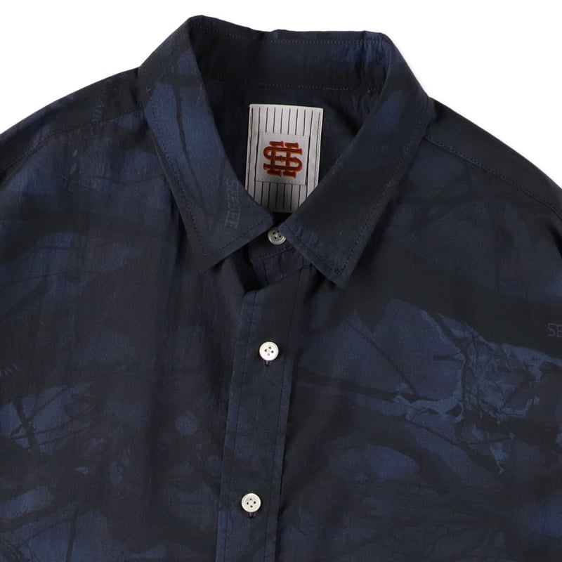 トップス SEE SEE S.F.C SUPER BIG BOARDER LS NAVY SEE SEE x S.F.C SUPER BIG BOARDER LS TEE 【NAVY】