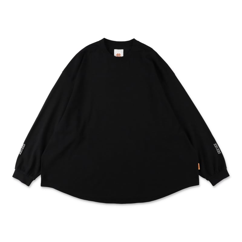 SEE SEE x S.F.C SUPER BIG ROUND LS TEE 【BLACK】