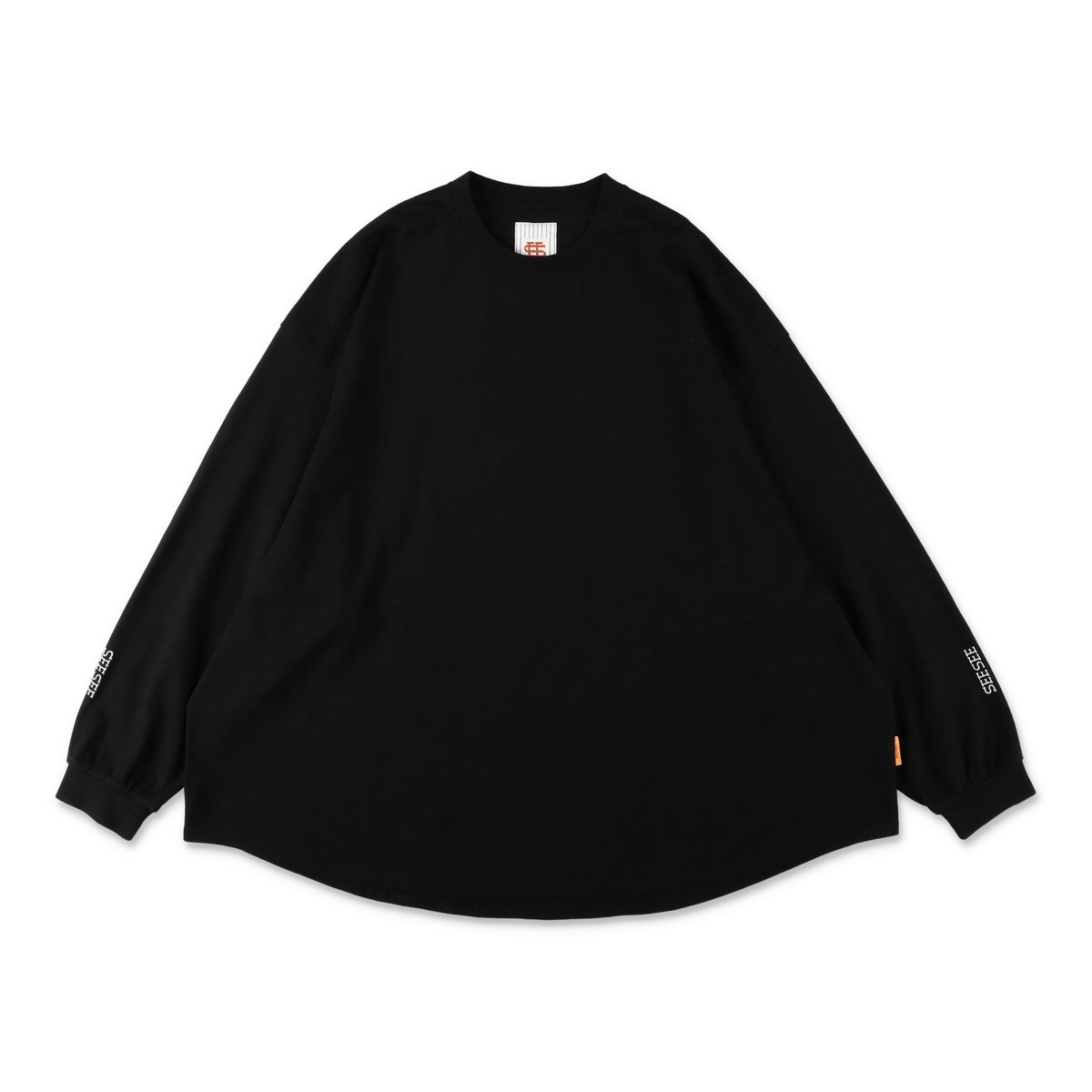 SEE SEE x S.F.C SUPER BIG ROUND LS TEE 【BLACK】  L SEE SEE x S.F.C SUPER BIG ROUND LS TEE 【BLACK】