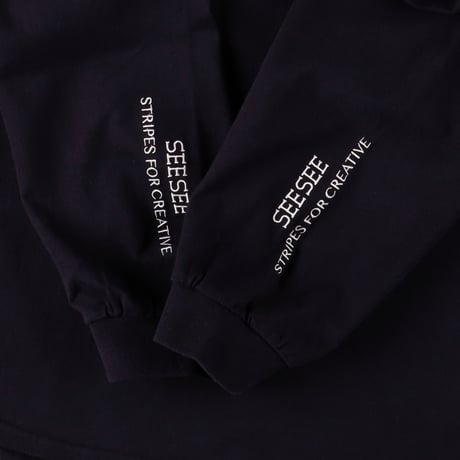 SEE SEE x S.F.C SUPER BIG ROUND LS TEE 【NAVY】