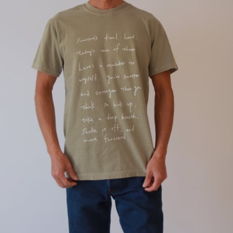 VINPLUS オリジナルTシャツ　”Sサイズ"  カーキ