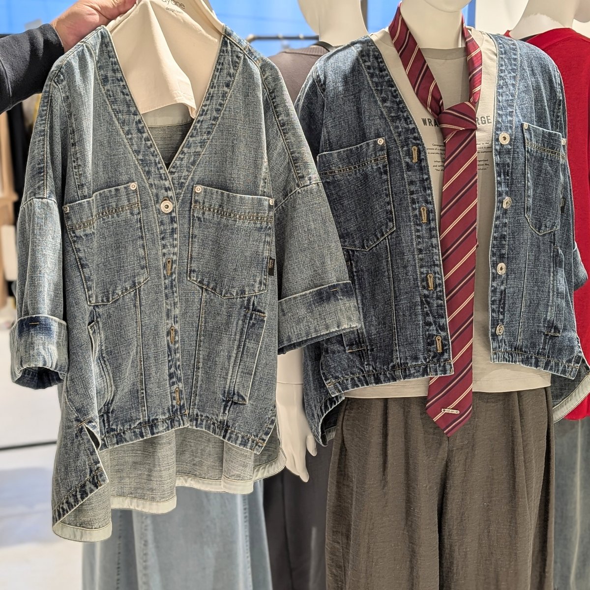 麻混デニムジャケット(826501) | KEIZUselecct Online STORE