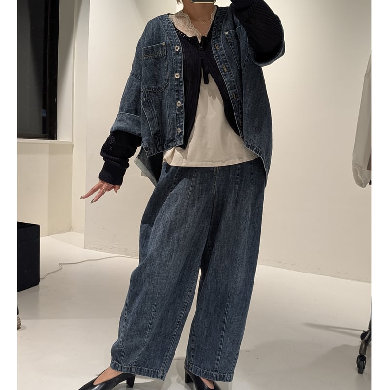 麻混デニムジャケット(826501) | KEIZUselecct Online STORE