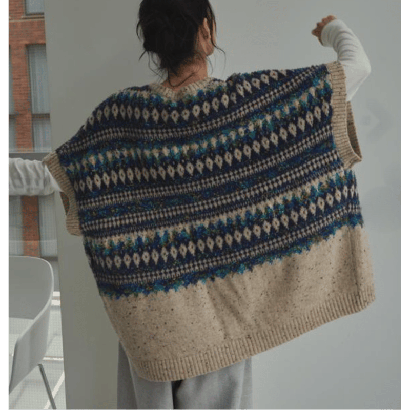 ジャガードベスト(25235-5755) | KEIZUselecct Online STORE