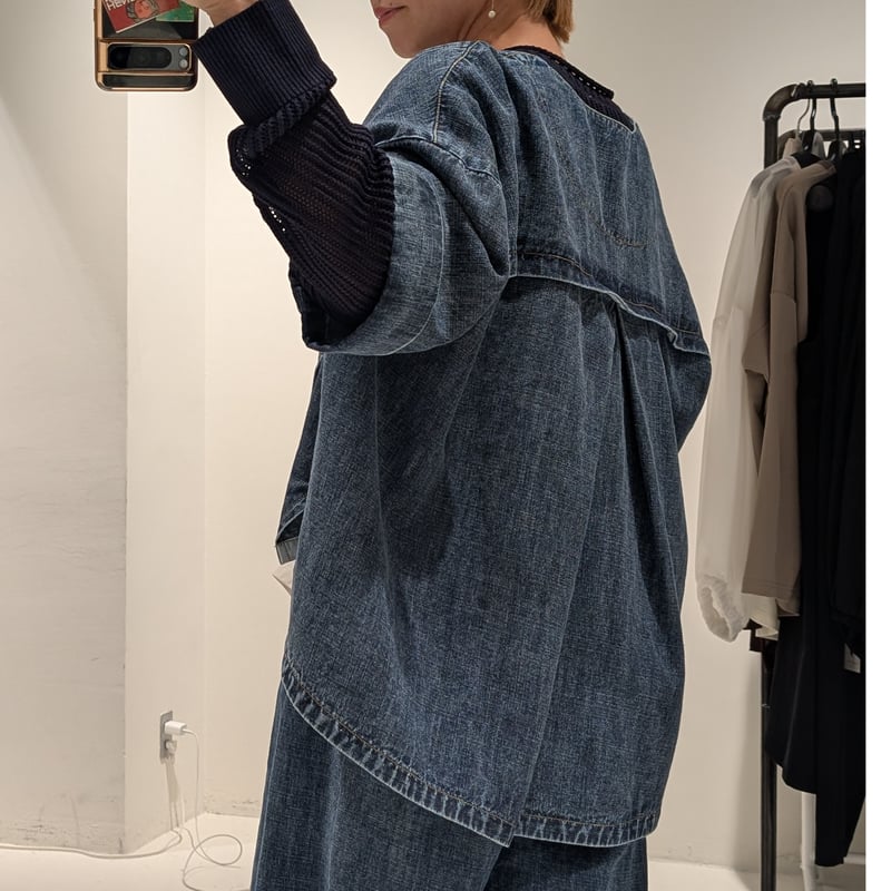 麻混デニムジャケット(826501) | KEIZUselecct Online STORE