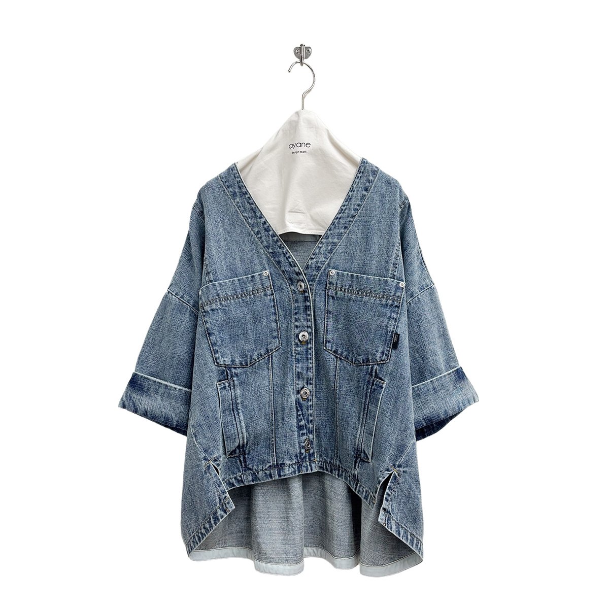 【ちょん】ayaneリネン混デニムジャケット 麻混デニムジャケット(826501) | KEIZUselecct Online STORE