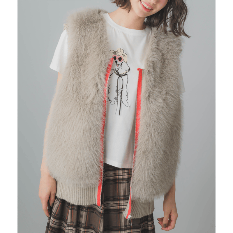 紅花でベスト 11/13Live☆ネオンカラージップファーベスト(70052-5102) | KEIZUse