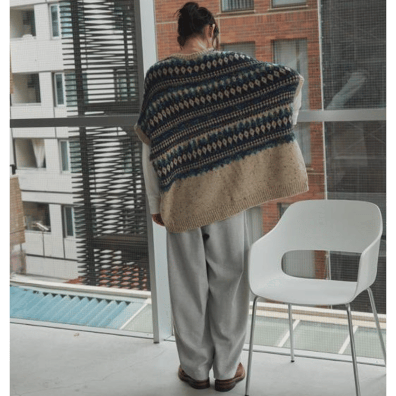 ジャガードベスト(25235-5755) | KEIZUselecct Online STORE