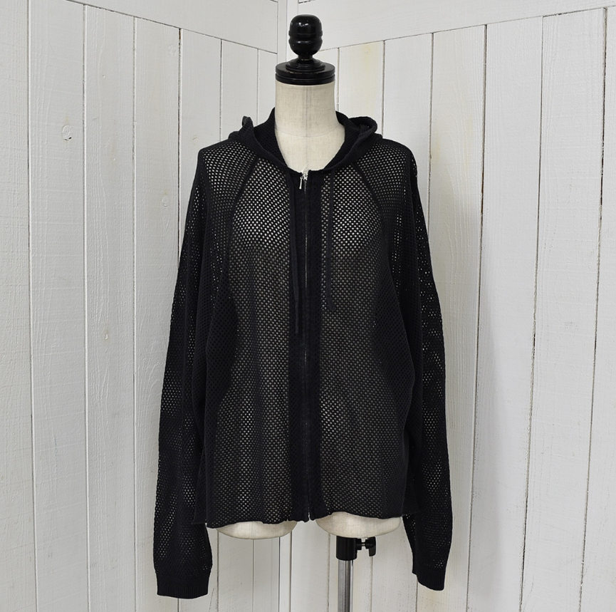 14934　PLEATSPLEASE　メッシュ　ジップパーカー 14934 PLEATSPLEASE メッシュ ジップパーカー 14934