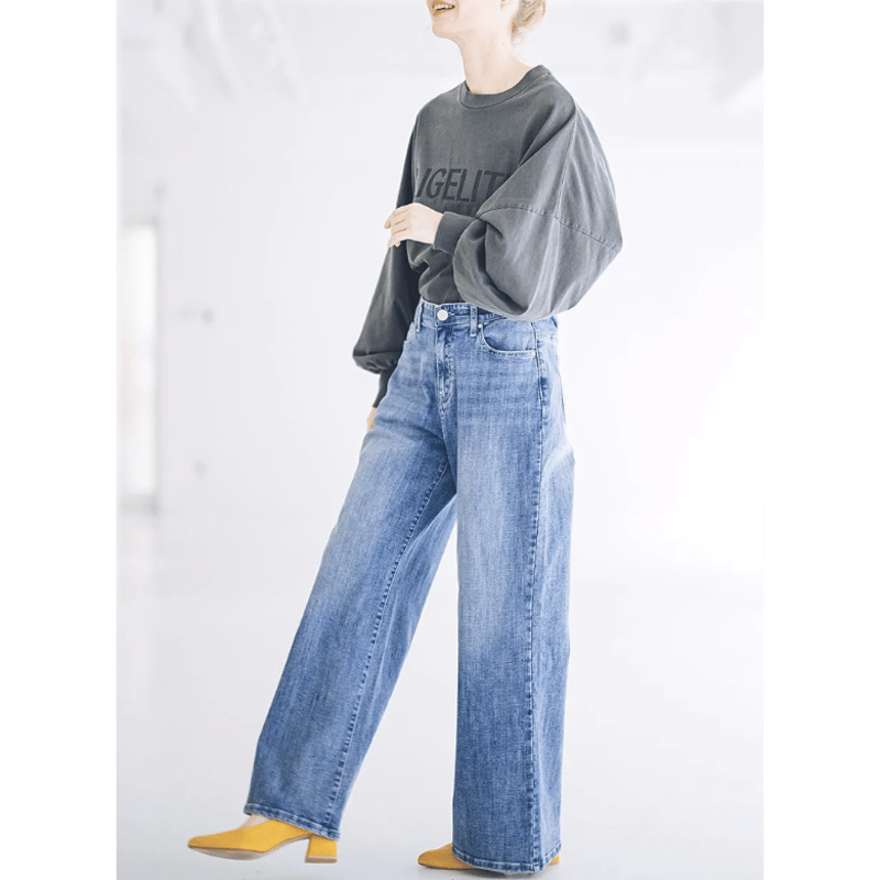 9/26Live☆ニューワイド デニム ブリーチ(WJ167) | KEIZUselecct