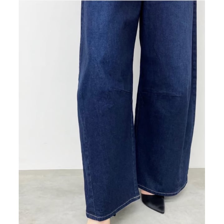 新色追加！10/3Live☆裾タックコクーンデニムパンツ(462-96033) | KEIZU