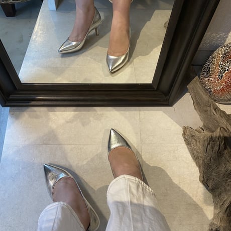 待望の再入荷！silver pumps☆新色beige・animal(14210)(1330)