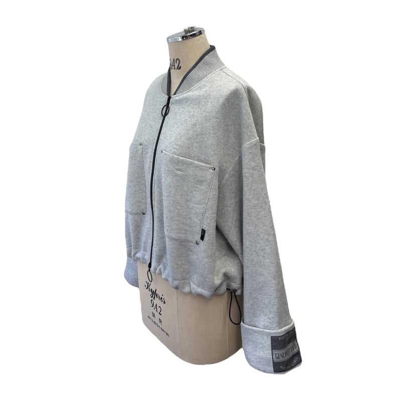 ayane先行予約】軽量裏起毛ショート丈ブルゾン(896111