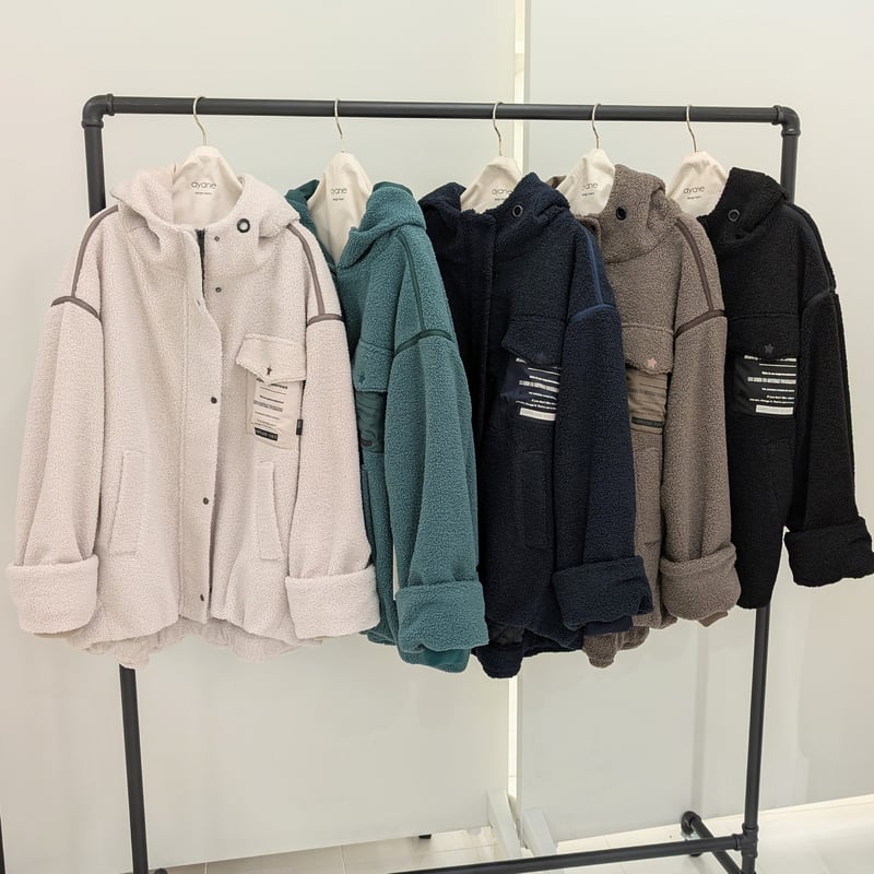 【INVERTERE】ショート無双ブルゾン ayane先行予約】軽量裏起毛ショート丈ブルゾン(896111
