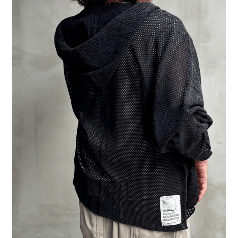 14934　PLEATSPLEASE　メッシュ　ジップパーカー 14934 PLEATSPLEASE メッシュ ジップパーカー 14934