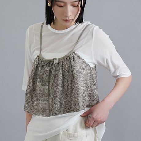 keihaku　未使用　シアントーキョー　バックギャザーベスト　F keihaku 未使用 シアントーキョー バックギャザーベスト F 楽天