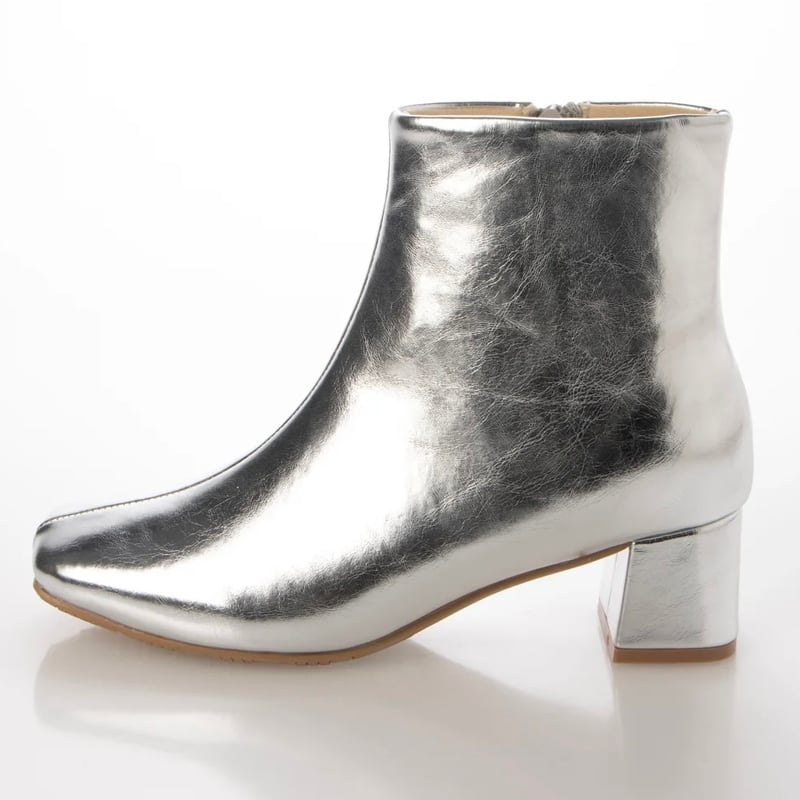 DIESEL シルバーブーツ メタリック 23.5-24.0cm DIESEL シルバー