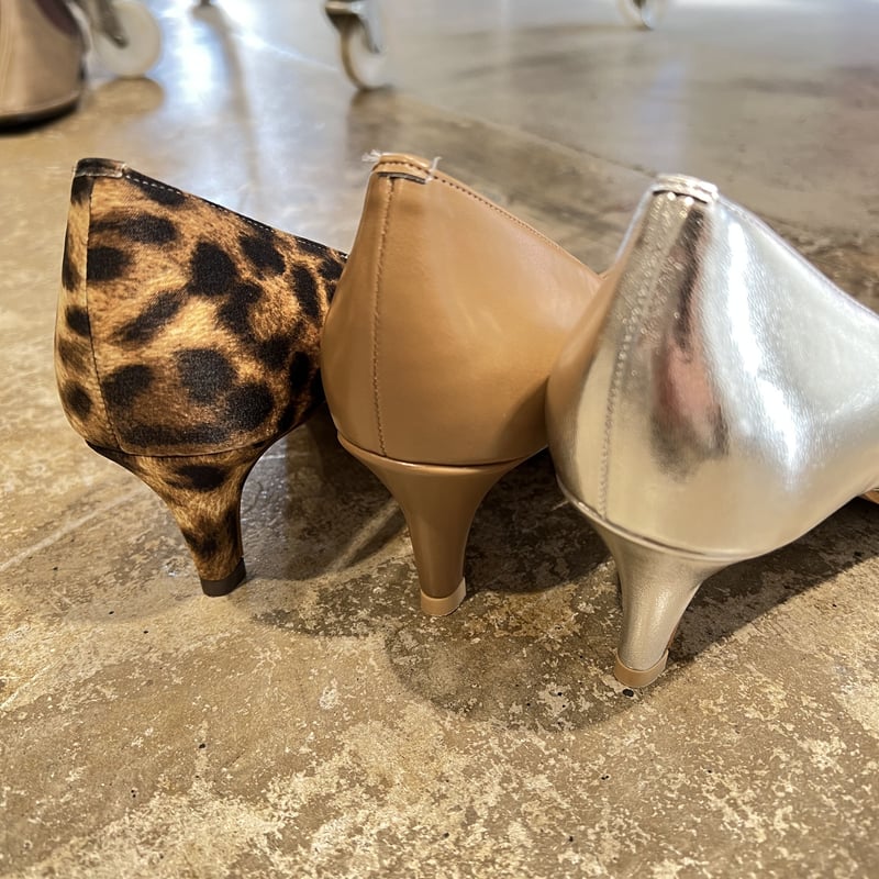 待望の再入荷!silver pumps☆新色beige・animal(14210)(1330) 待望の再入荷!silver pumps☆新色beige・animal(14210)(1330)