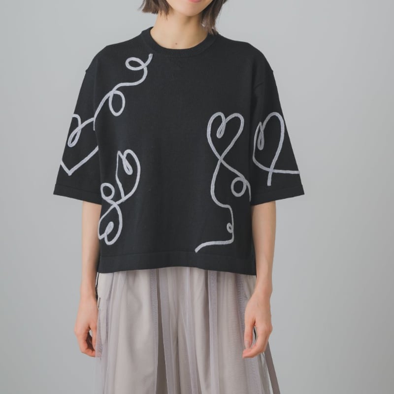 4/24Live☆コード刺繍ニット(70060-5105) | KEIZUselecct On