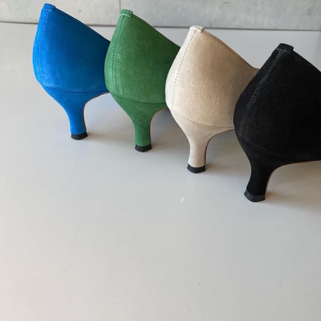 スウェードpumps