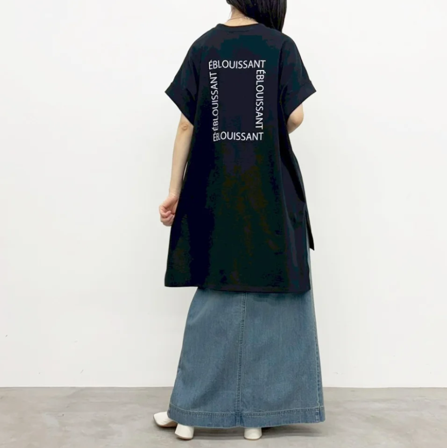 7/25Live☆バックロゴチュニックTシャツ(512-95163) | KEIZUselec