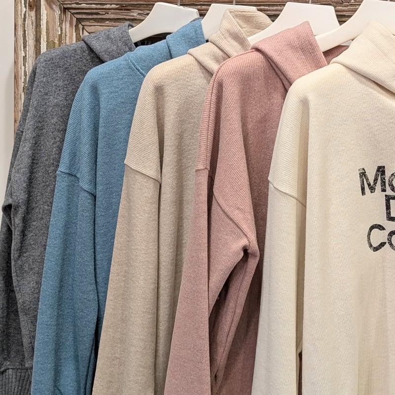 12/23Live☆ニットソーロゴフーディー(54-3966) | KEIZUselecct