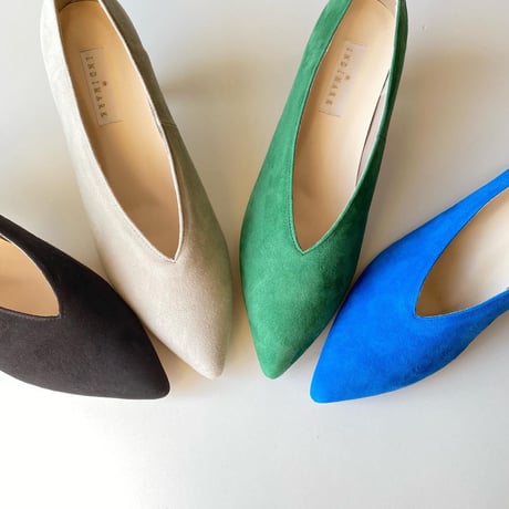 スウェードpumps