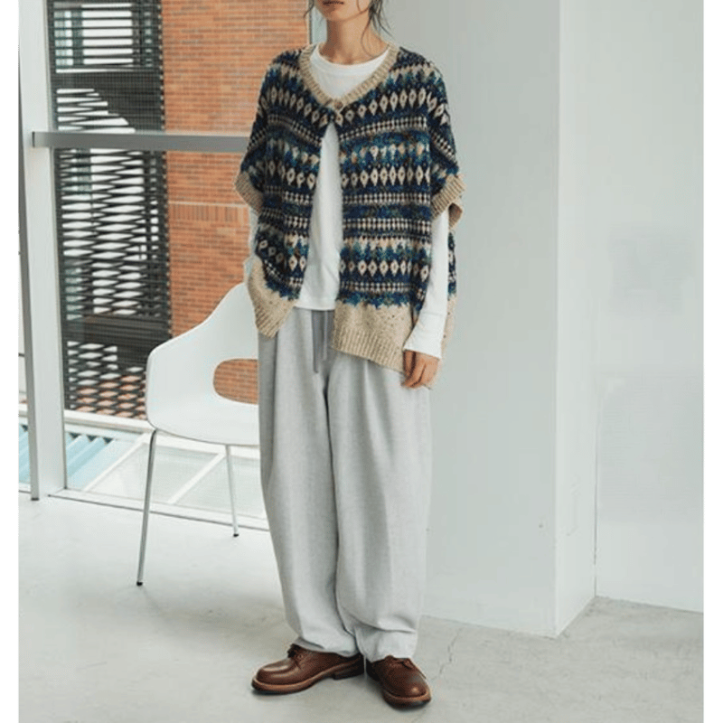 ジャガードベスト(25235-5755) | KEIZUselecct Online STORE