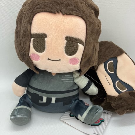 【クロスバディーズ】マスクつきぬいぐるみＳサイズ　バッキー・バーンズ（ウィンター・ソルジャー）