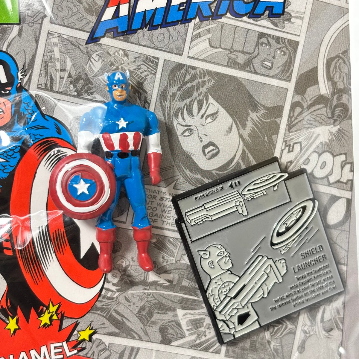 MARVEL】キャプテン アメリカ 3DPINSセット | COMIC CON SHOP