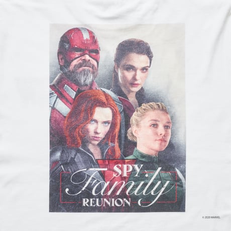 SPY FAMILY TEE (BLACK WIDOW) WHITE