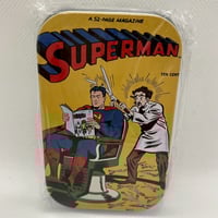 Cコミックスヴィンテージ コミックカバー柄 カンケース スーパーマン