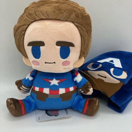【クロスバディーズ】マスクつきぬいぐるみＳサイズ　スティーブ・ロジャース（キャプテン・アメリカ）