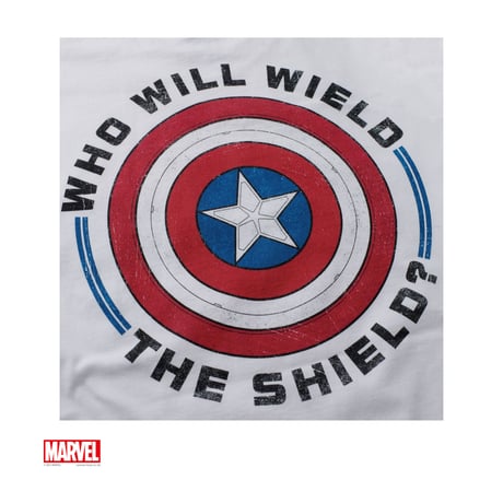 The Falcon & The Winter Soldier Logo Tee (The Falcon & The Winter Soldier)  // White