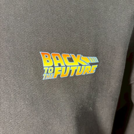 【 バックトゥザフューチャー】東京コミコン×BTTFコラボ　トレーナーBK