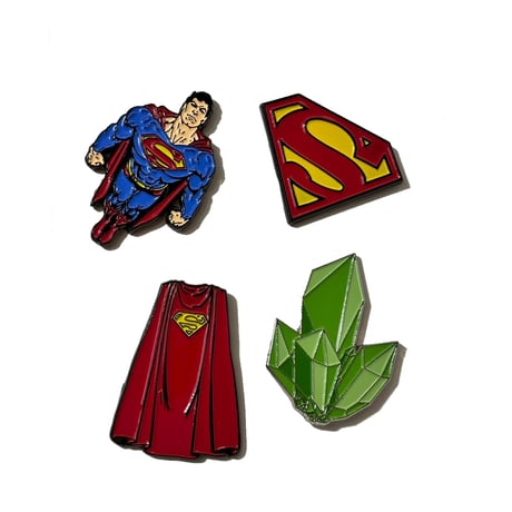 【DC】PINS  スーパーマン 4種セット