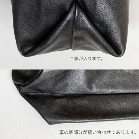 ミドルショルダー leather  斜めがけ black,gray