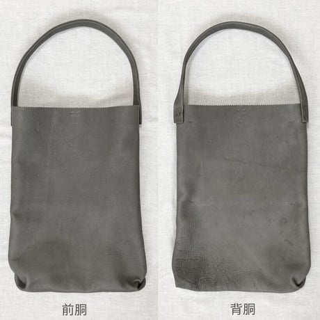 ちょっとタテ長のぎざぎざショルダー gray