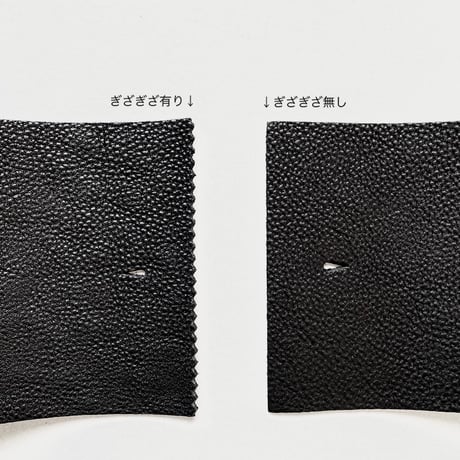 mini ぎざぎざwallet  黒シュリンク