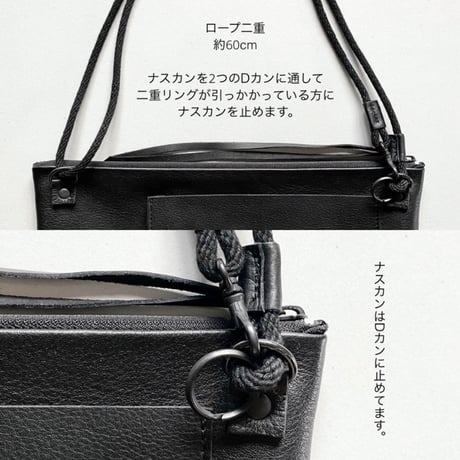 zipbag M leather  3type