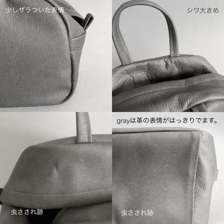 ファスナーの無いmボストン  手提げtype  [3color]