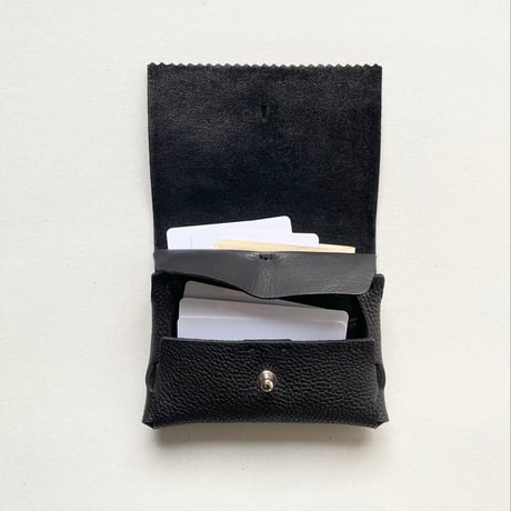 mini ぎざぎざwallet  黒シュリンク
