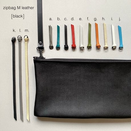 zipbag M leather  3type