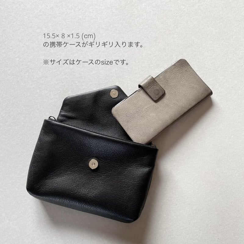 フラップポーチプラス black | odd