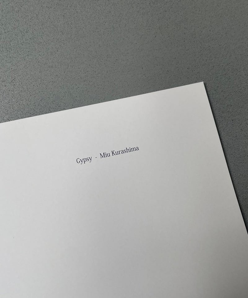倉島水生： “Gypsy” | urū/229