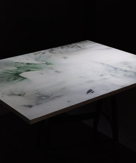 山縣瑠衣 〈地図作製用ペン先調整B (模写) 〉