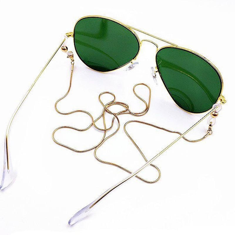 ♪473❤️ ハート　ガラスストーン　ジルコニア　マスクチェーン　メガネチェーン メガネチェーン》ホワイトパール Flower✧︎ 眼鏡チェーン/サージカル