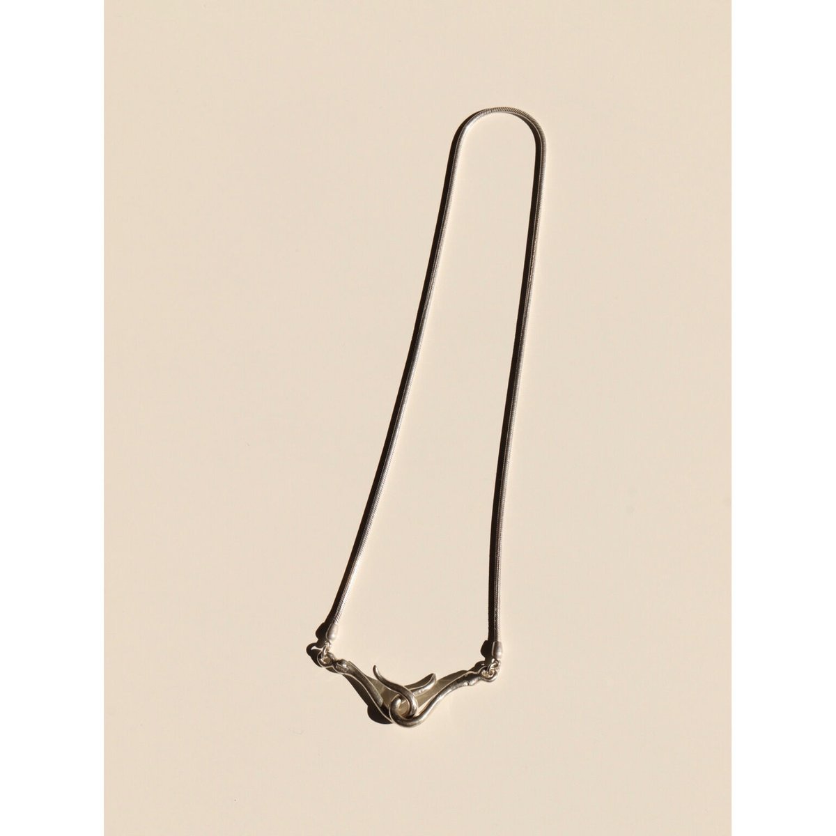 37㎝> DOUBLE HOOK NECKLACE | TETOME